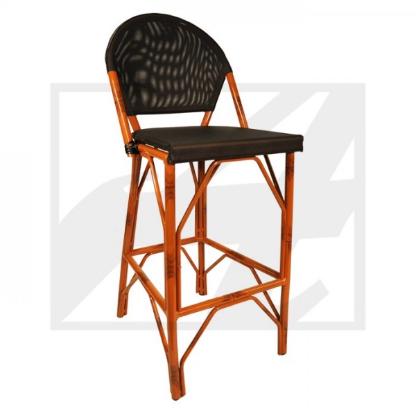Cannes Faux Rattan Barstool