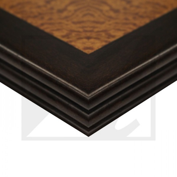 Grooved Wood Edge with Inlay