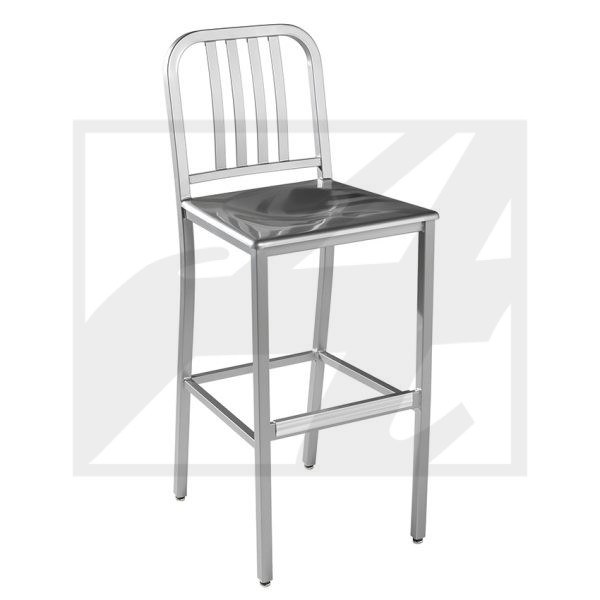 Edison w:Metal Seat Barstool