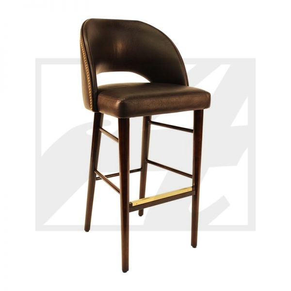 BELLINI BARSTOOL W-NAIL TRIM (4)