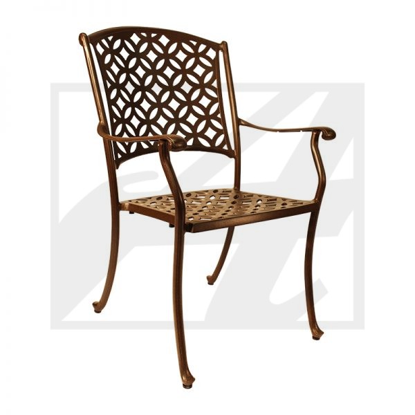 MEDALLION ARM CHAIR