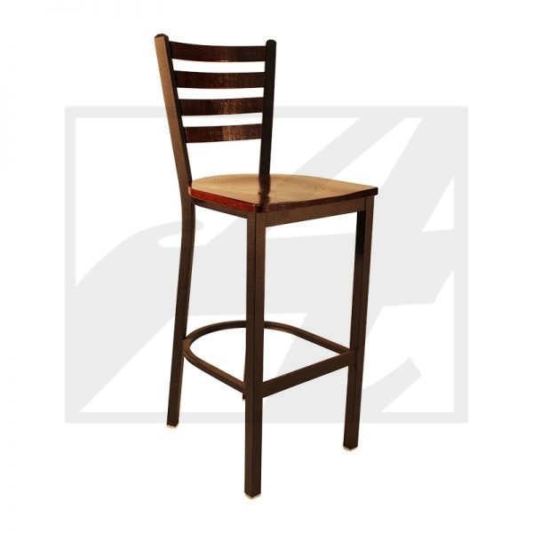 STANDARD BARSTOOL W-WOOD SEAT (1)